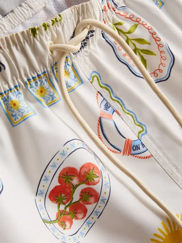 Postcard swim shorts