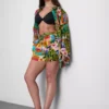 Printed beach shorts