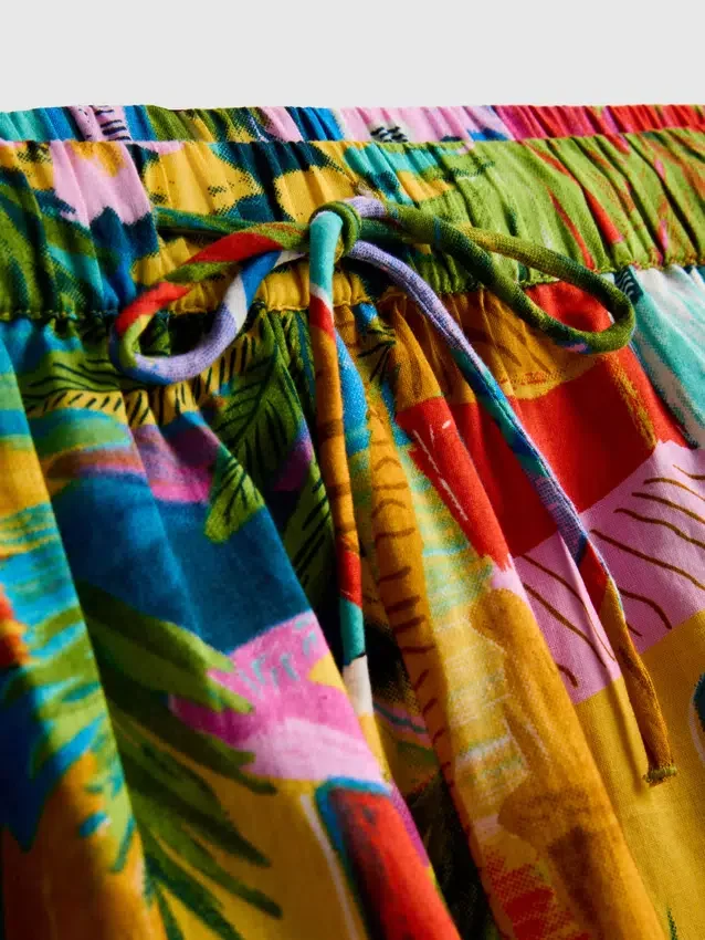 Printed beach shorts