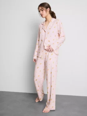 Printed boyfriend pajamas