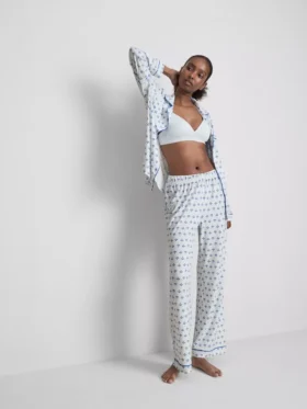 Printed boyfriend pajamas