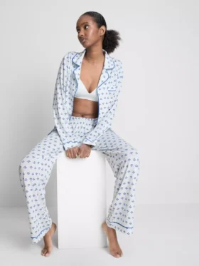 Printed boyfriend pajamas