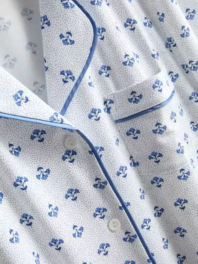 Printed boyfriend pajamas