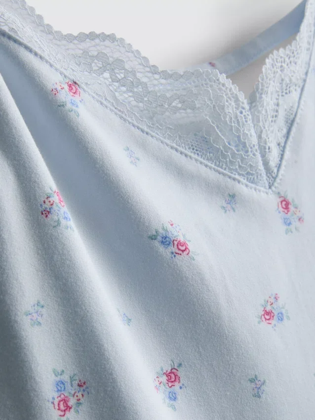 Printed cami and shorts pajamas