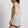 Printed cami shorty pajamas