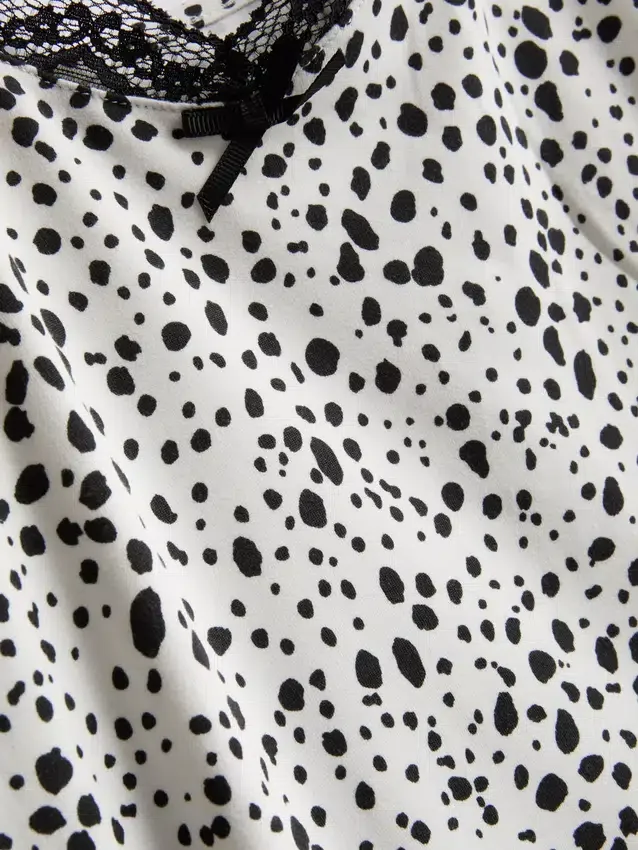 Printed cami shorty pajamas