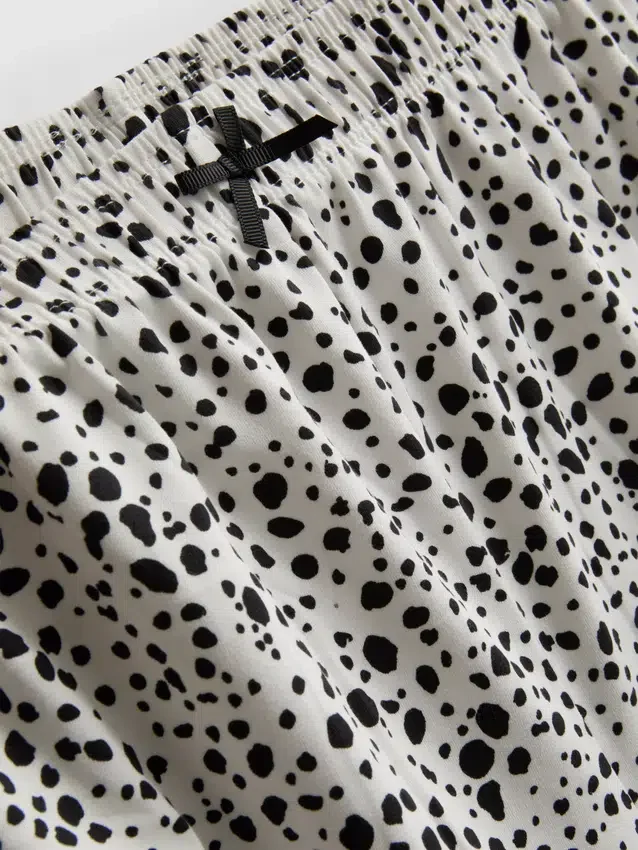 Printed cami shorty pajamas