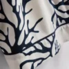 Printed coral pajama shorts