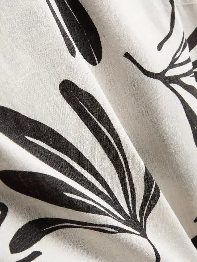 Printed cotton-blend tank