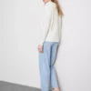 Printed cotton crewneck pajama set