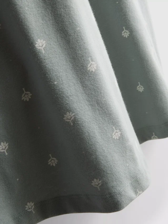 Printed cotton nightgown