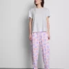 Printed cotton pajama set