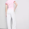 Printed cotton ringer baby tee