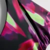 Printed cutout swimsuit