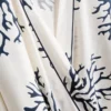 Printed midi robe