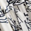 Printed midi robe