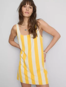 Printed mini shift dress