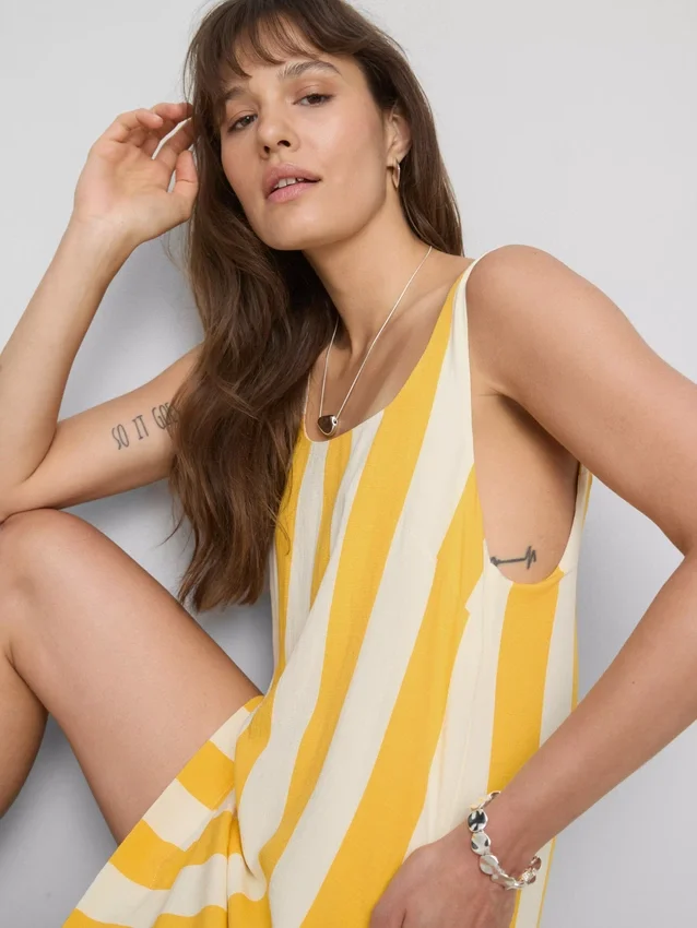 Printed mini shift dress