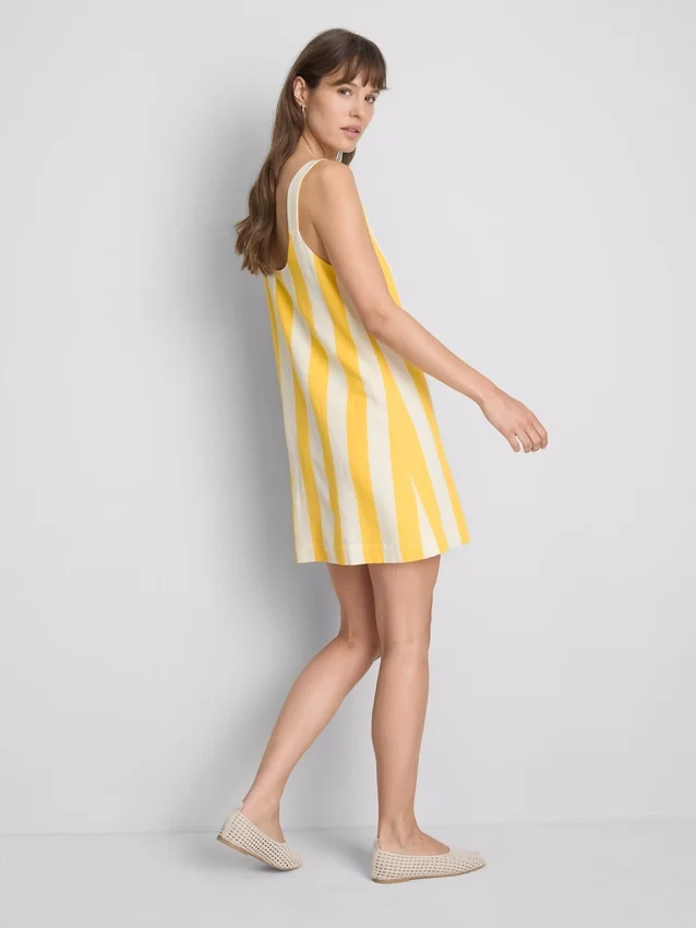 Printed mini shift dress