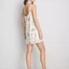 Printed mini shift dress