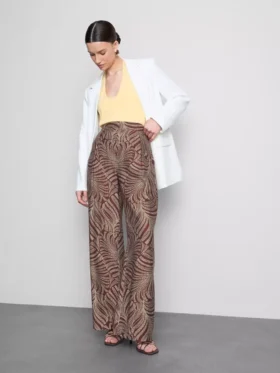 Printed palazzo pants