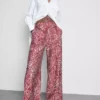 Printed palazzo pants