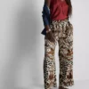 Printed palazzo pants