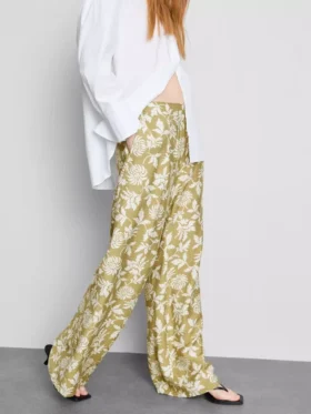 Printed palazzo pants