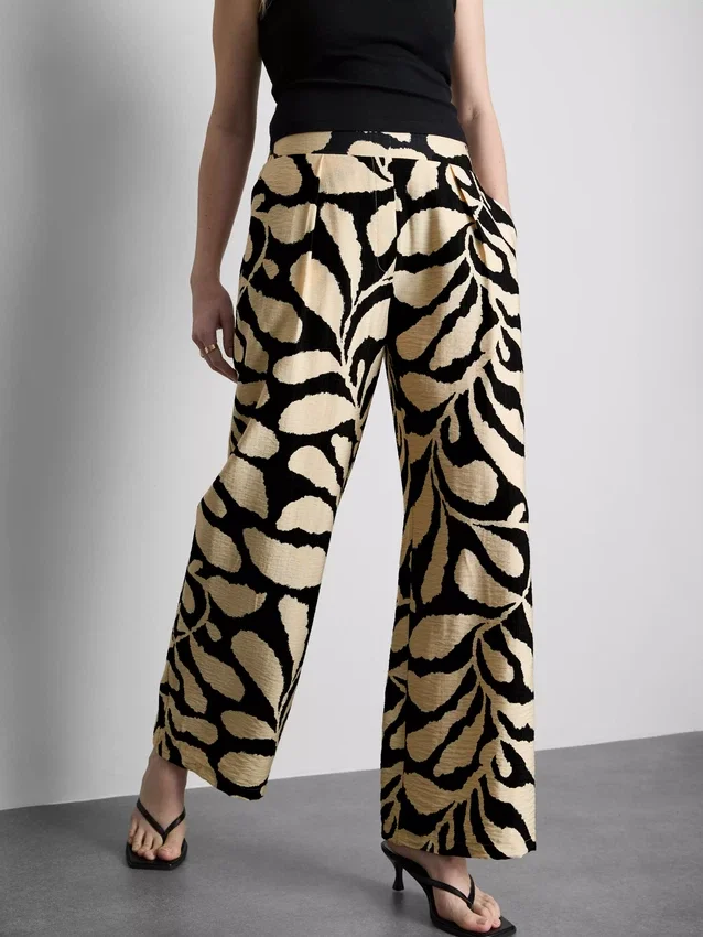 Printed palazzo pants
