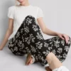 Printed palazzo pants