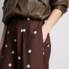 Printed palazzo pants