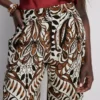 Printed palazzo pants