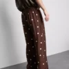 Printed palazzo pants