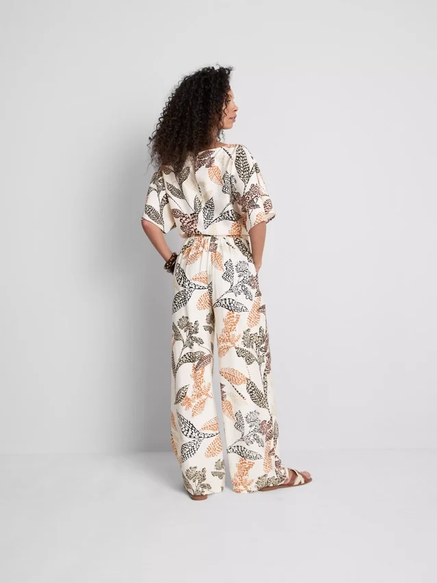 Printed palazzo pants