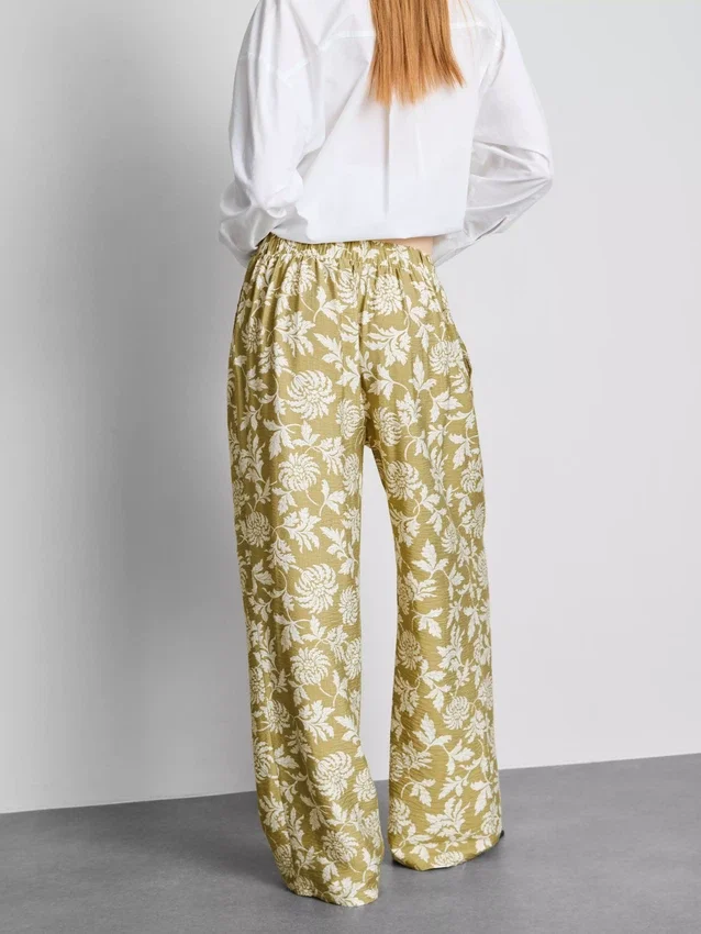 Printed palazzo pants
