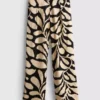 Printed palazzo pants
