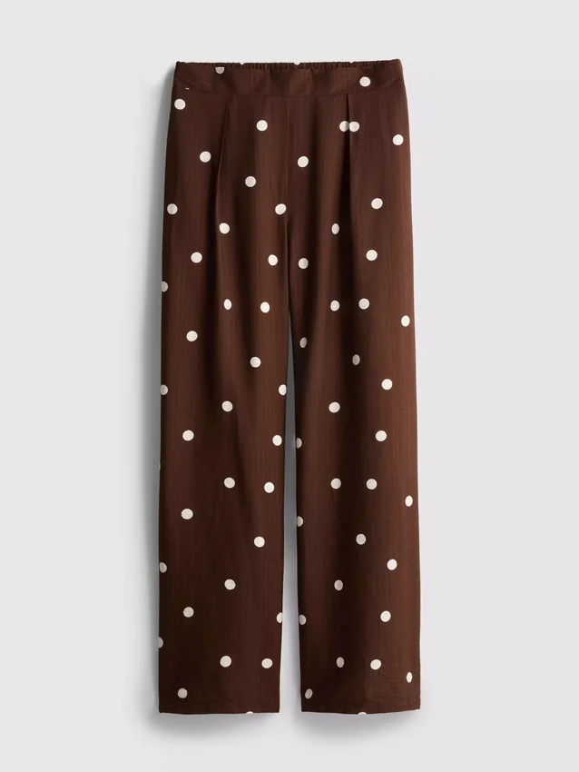 Printed palazzo pants