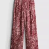 Printed palazzo pants