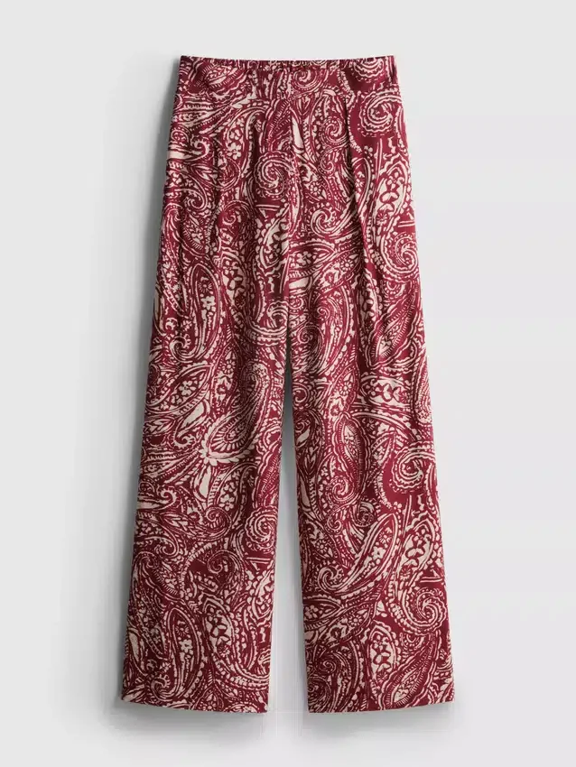 Printed palazzo pants