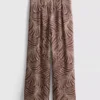 Printed palazzo pants