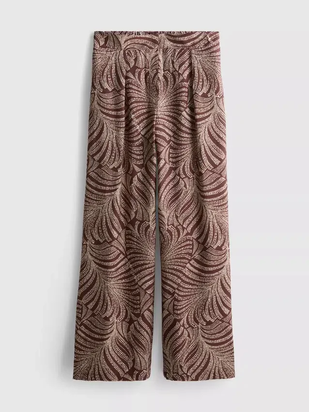 Printed palazzo pants