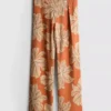 Printed palazzo pants