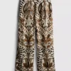 Printed palazzo pants
