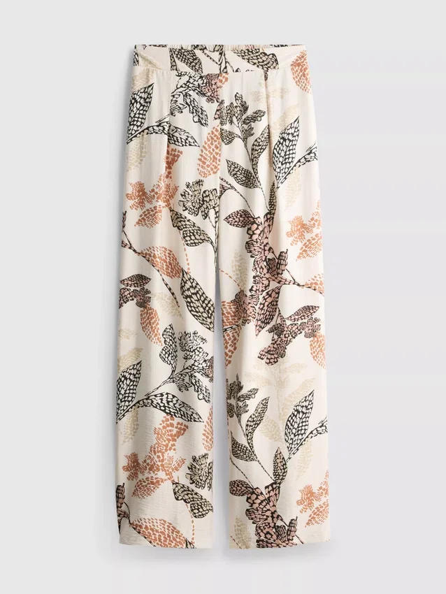 Printed palazzo pants