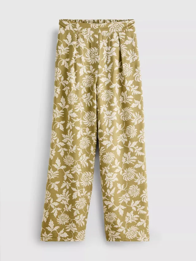 Printed palazzo pants