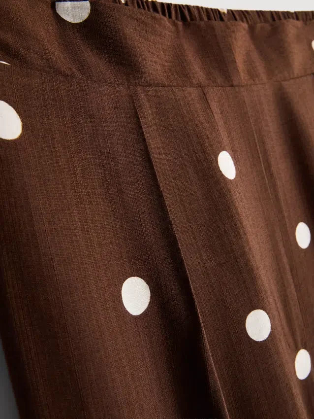 Printed palazzo pants