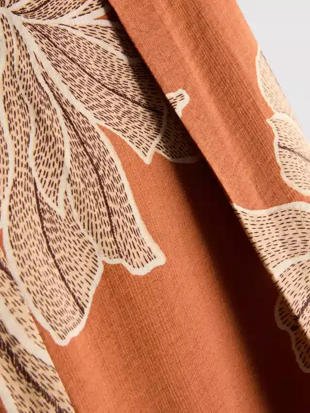 Printed palazzo pants