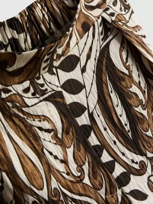 Printed palazzo pants