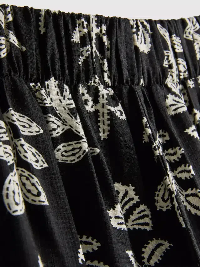Printed palazzo pants