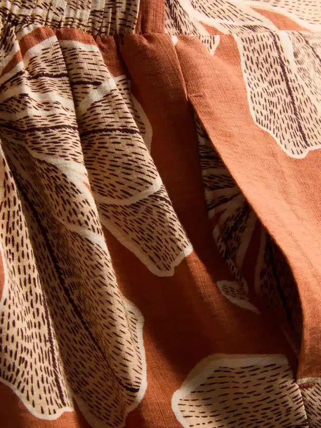 Printed palazzo pants